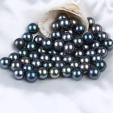11-12mm Peacock Green Pearls Beads for Earring Making