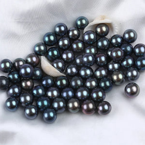 11-12mm Peacock Green Pearls Beads for Earring Making