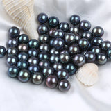 11-12mm Peacock Green Pearls Beads for Earring Making