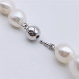 Baroque Freshwater Pearl Necklace with 925 Sterling Silver Clasp