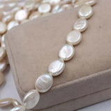 11-13MM 10Pcs Natural Baroque Oval Freshwater Pearl Beads Charms Jewelry
