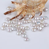 11-14mm Natural Coin Shape Freshwater Pearl