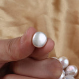 11-14mm Natural Coin Shape Freshwater Pearl