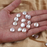 11-14mm Natural Coin Shape Freshwater Pearl