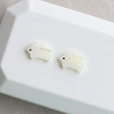 Natural Pearl Shell Sheep Animal Beads 20Pcs