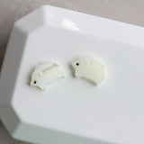 Natural Pearl Shell Sheep Animal Beads 20Pcs