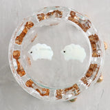Natural Pearl Shell Sheep Animal Beads 20Pcs