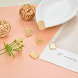 16MM Copper Palm Square Pendants DIY Jewelry Making Findings