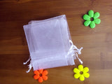 50pcs Organza Bag Drawstring Jewelry Gift Candy Pouch Yarn Bag