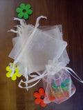 50pcs Organza Bag Drawstring Jewelry Gift Candy Pouch Yarn Bag