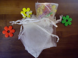 50pcs Organza Bag Drawstring Jewelry Gift Candy Pouch Yarn Bag