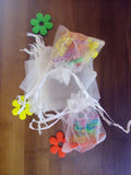50pcs Organza Bag Drawstring Jewelry Gift Candy Pouch Yarn Bag