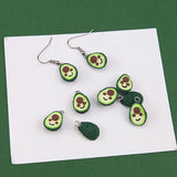 11*18mm Smiley/Fruit Shaped Resin Charms 40pcs DIY Earrings/Necklace Pendant