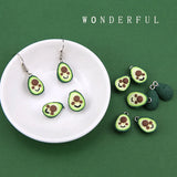 11*18mm Smiley/Fruit Shaped Resin Charms 40pcs DIY Earrings/Necklace Pendant