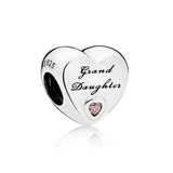 925 Sterling Silver Rose Crystal Pendant for Women's High-end Jewelry