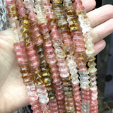 11*20MM Agates Jades Loose Spacer Beads For Jewelry Making