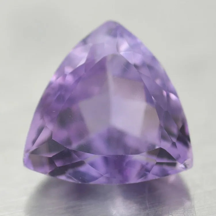 11.27ct Amethyst Trilliant Cut Gemstone