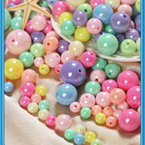 Multicolor Acrylic Beads for Jewelry Making DIY Bracelet Necklace
