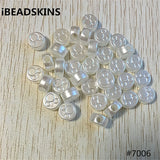 800pcs 11.5mm Acrylic Pearl Flat Beads for Jewelry DIY