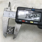 11*6mm Hole Stainless Steel X Letter Cross Charm Beads For Men Bracelet DIY