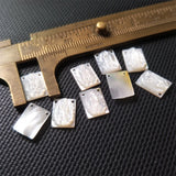 11*8MM 10Pcs Natural Pearl Mother Shell Charms Pendants