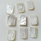 11*8MM 10Pcs Natural Pearl Mother Shell Charms Pendants