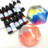 11 Colors Epoxy Resin Pigment Liquid Colorant Dye Ink 10ML