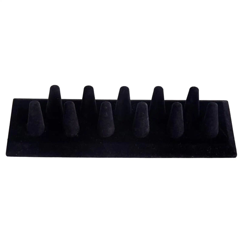 Velvet Finger Ring Display Stand Jewelry Holder Organizer
