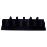 Velvet Finger Ring Display Stand Jewelry Holder Organizer