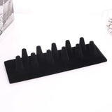Velvet Finger Ring Display Stand Jewelry Holder Organizer