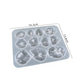 Irregular Crystal Stone Pendant Silicone Mold DIY Resin Mold