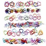 Alloy Split Jump Rings Lobster Clasp Eyelets Keychain Rings DIY Jewelry Making