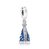 Women's 925 Silver Bracelet with Various Pendants