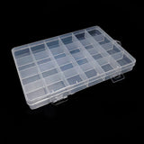 Adjustable Plastic Storage Jewelry Box for Beads Earrings Organizer Container