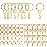 Keychain Jump Rings Eye Pins Kit for DIY Resin Keychain Jewelry Making