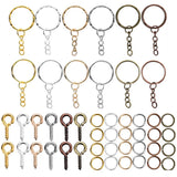Keychain Jump Rings Eye Pins Kit for DIY Resin Keychain Jewelry Making