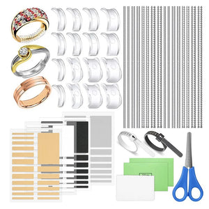 Ring Size Adjuster Set with Measuring Tool and Polishing Cloth