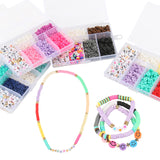 1100pcs Polymer Clay Charms Beads Kit for DIY Jewelry Making