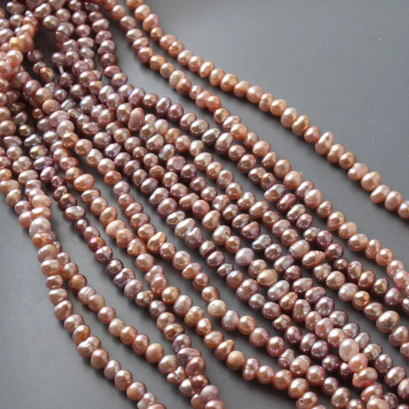 110PCS Natural Pearl Beads DIY Bracelet Jewelry Making Supplies Tools