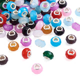 110Pcs Colorful Resin European Beads for Jewelry Making DIY