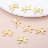 Dragonfly Charm Metal Accessories DIY Jewelry Making Pendant Bracelet Necklace