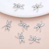 Dragonfly Charm Metal Accessories DIY Jewelry Making Pendant Bracelet Necklace
