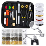1116Pcs Jewelry Making Kit for Rings Necklaces Bracelets