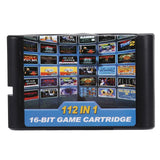 112 in 1 Game Cartridge for Megadrive and NTSC