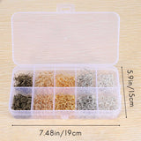 1128 Pieces Earring Kit with Hooks, Jump Rings, Pliers, Tweezers