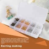 1128 Pieces Earring Kit with Hooks, Jump Rings, Pliers, Tweezers
