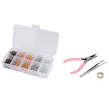 1128 Pieces Earring Kit with Hooks, Jump Rings, Pliers, Tweezers