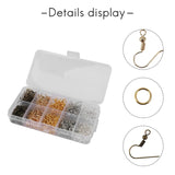 Earring Making Supplies Kit-1128 Pcs with Hooks, Jump Rings, Pliers, Tweezers