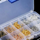 1128 Pcs Earrings Making Kit with Tools for DIY Jewelry