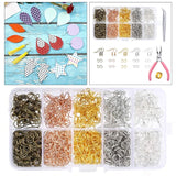 1128 Pcs Earrings Making Kit with Tools for DIY Jewelry